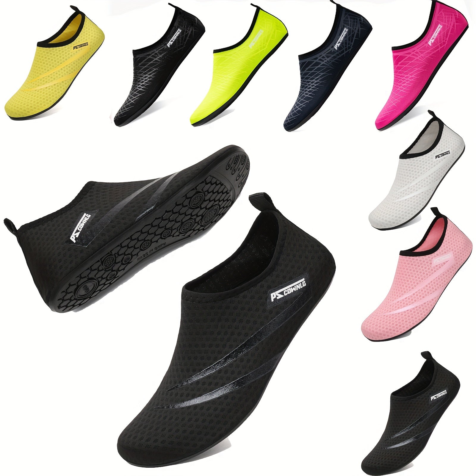 Men's Bare Water Shoes Quick Dry Non Slip for Summer Beach Walking