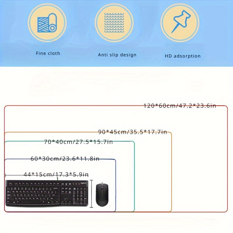 Non Slip Mouse Pad Desk Pad For Office Home School