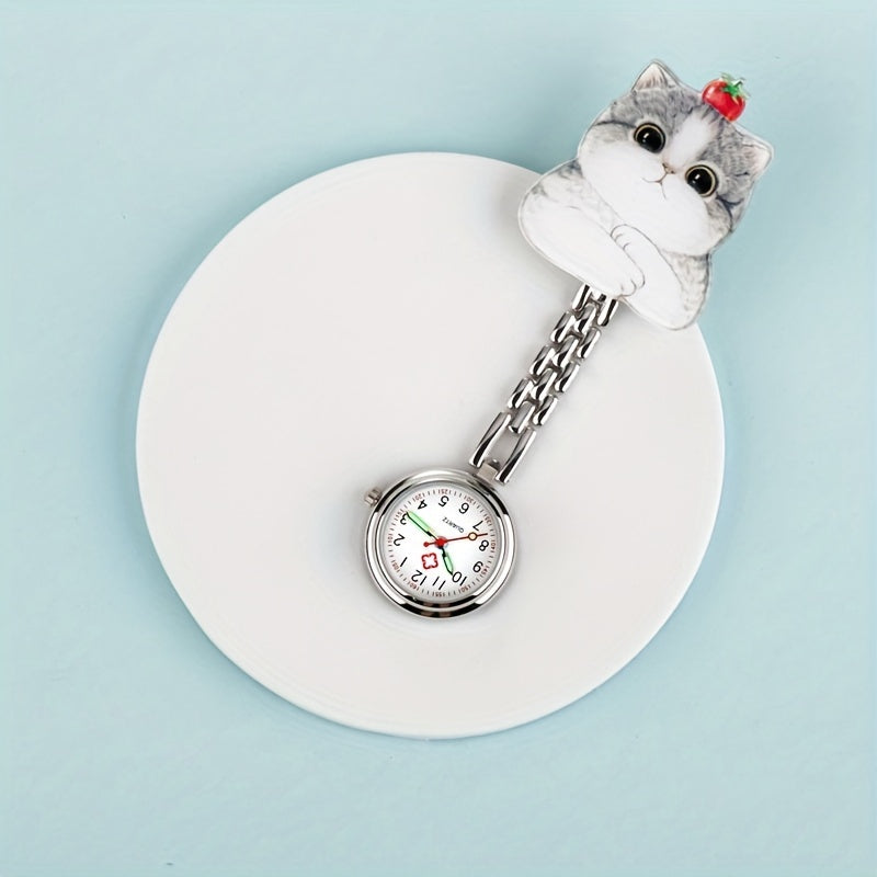 Nurse Watch Hanging Watch Chest Watch Cartoon Students Examination Digital