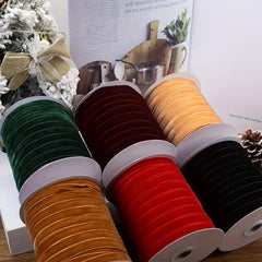 5 Yards Velvet Ribbon Lace Craft Ribbon For Christmas Decoration