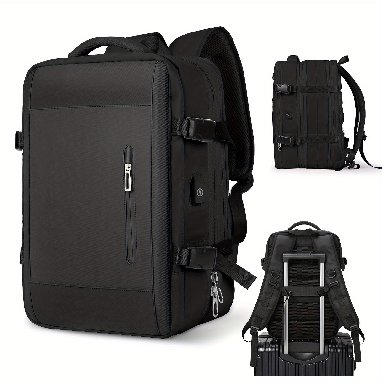 Minimalist Business Travel Storage Backpack Large Expansion