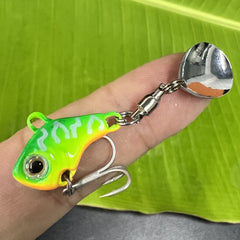 Metal Vibration Bait Spinner Spoon Fishing Lures Winter Fishing Hard Baits