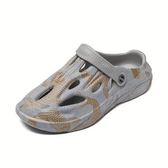 Men's Lightweight Comfy Clogs Hollow Out Non slip Sandals Summer