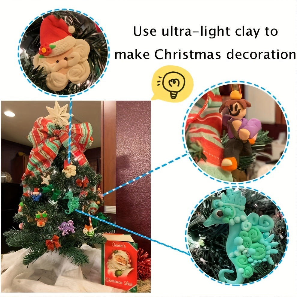 12 24 36 Colors Air Dry Clay Set with Sculpting Tools DIY Crafts