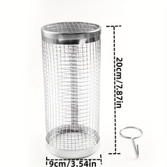 Portable BBQ Rolling Grill Basket for Delicious Grilling Anywhere