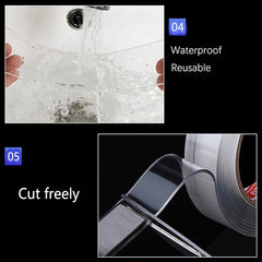 Double Sided Tape Mounting Tape Adhesive Transparent Strong Tape