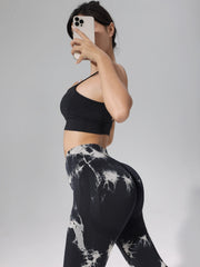 Seamless Tummy Control Workout Leggings High Stretch Yoga Gym Pants