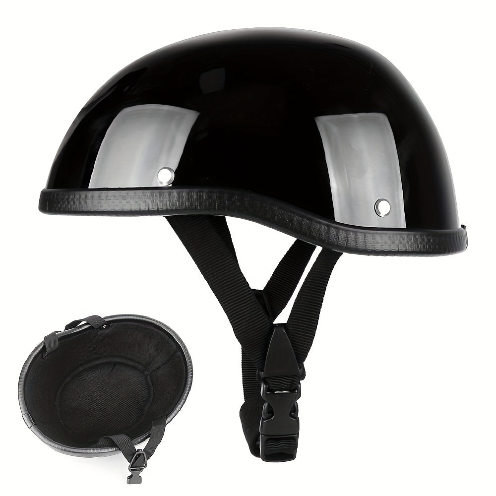 Open Face Helmet Vintage Motorcycle Half Helmet For Summer Men