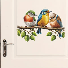Cartoon Tree Branch Bird Wall Sticker PVC Removable Waterproof Home Decor