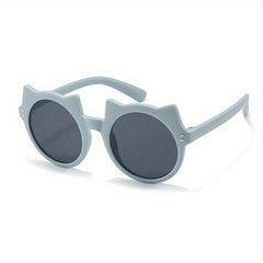 Cat Round Frame Sunglasses UV Protection Summer Beach Baby Accessory