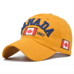 Wildly Letter CANADA Baseball Cap Men's And Women's Canada Baseball Cap