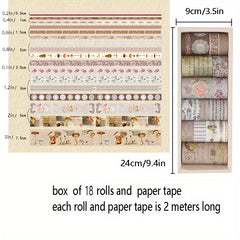 Retro Tape Wind Literary Hand Account Sticker Washi Tape