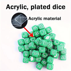 5pcs Essential Dices For Party Multiplayer Fun