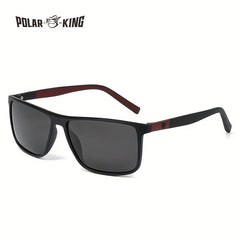 Vintage Square Frame Polarized Sunglasses Anti Glare UV400