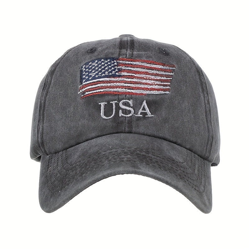American Flag Trucker Hat Sun Protective Sports Cap