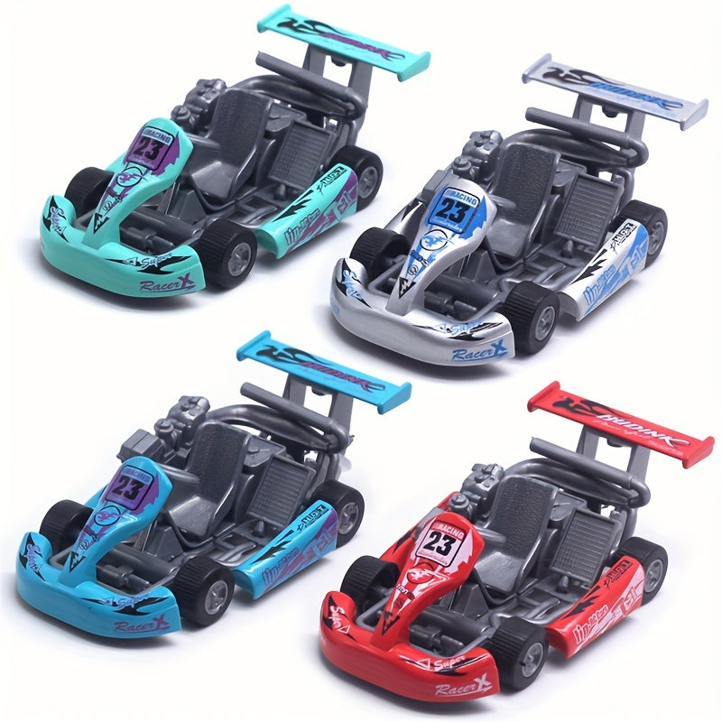 1 32 Alloy Pull back Kart Model Racing Car light Green