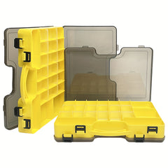 Yellow Tool Box Parts Organizer Box