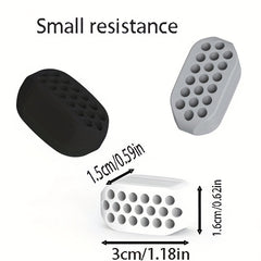 2pcs Silicone Jaw Line Exerciser Facial Muscle Chewing Ball