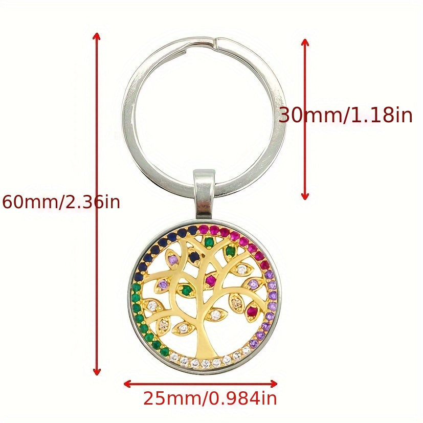 Life Tree Keychain Creative Pendant Key Chain Gift For Men Women