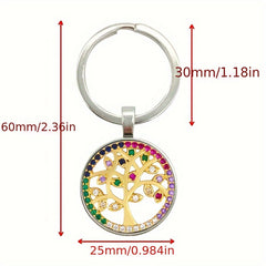 Life Tree Keychain Creative Pendant Key Chain Gift For Men Women