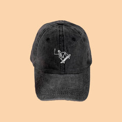 Skateboard Skull Cap with Printed Design