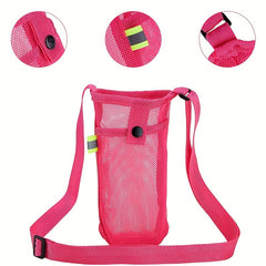 Water Bottle Cover with Phone Holder and Shoulder Strap