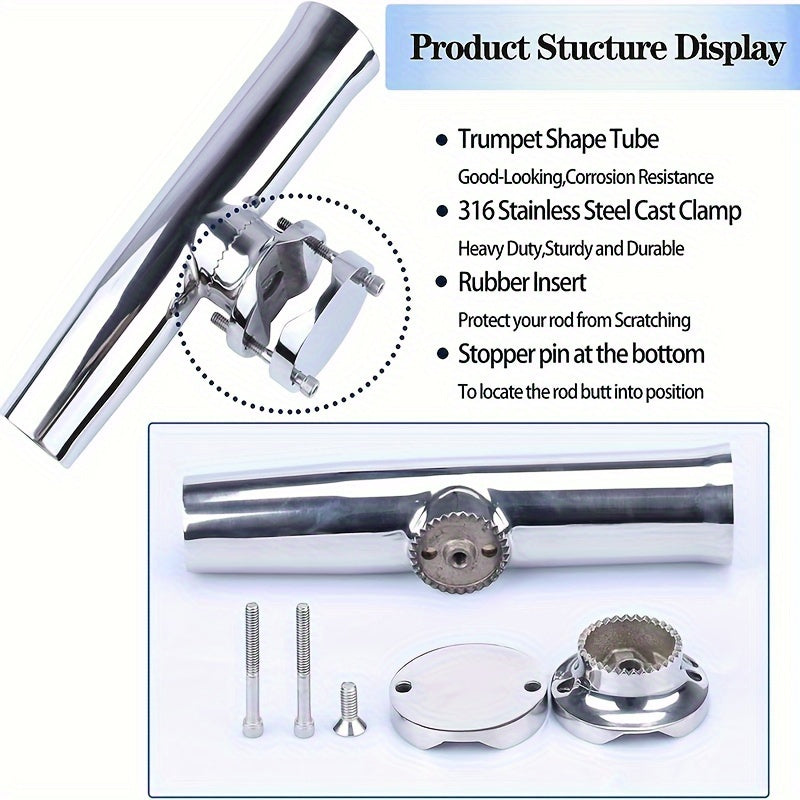 Stainless Steel Fishing Rod Holder for Boat