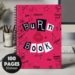 Mean Girls Fun Fun Spiral Notebook Burn Book Mean Girls Journal