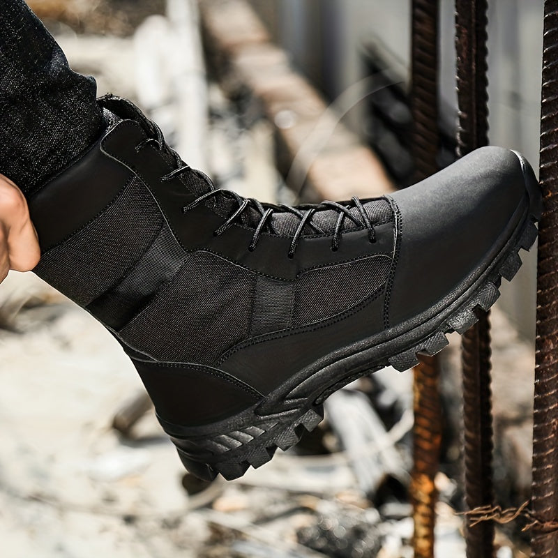 Men's Combat Boots Lace up Army Boots