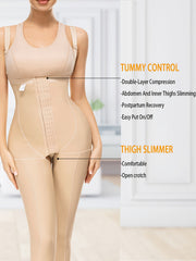 Tummy Control Thigh Jumpsuit Waist Shapewear Women's Activewear
