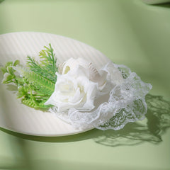 Simulation Flowers Wristband Elastic Lace Wrist Straps Women's Decoration