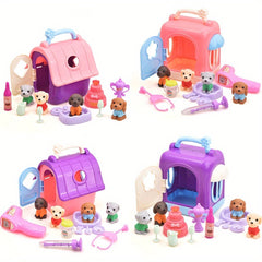 Dog Playset Toys Dog Figures for Boys Girls Birthday Gift