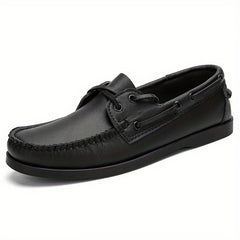 Men's Lace Up Boat Shoes Breathable Non Slip Moccasins