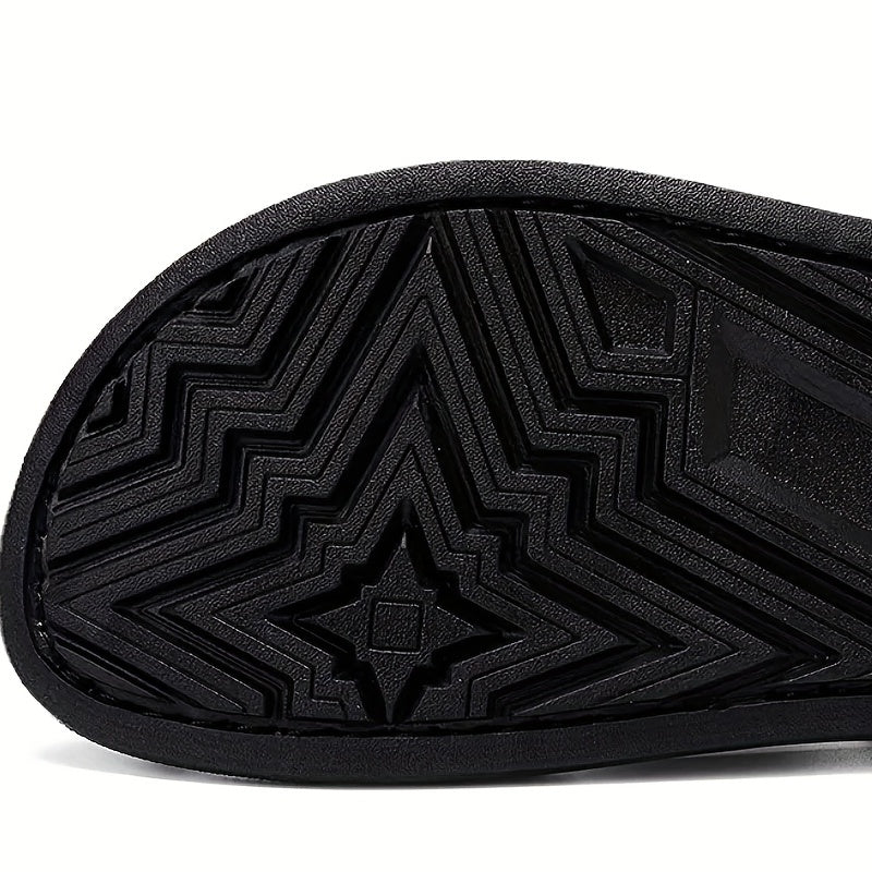 Men's Camo Slip-On Sandals - Anti-Skid Beach Sandals