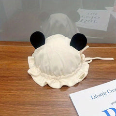 Unisex Fisherman Hat with Little Bear Ears for Babies