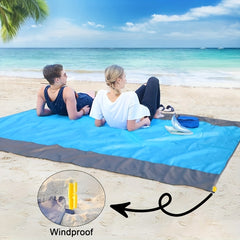Large Waterproof Beach Blanket 79x83 inches