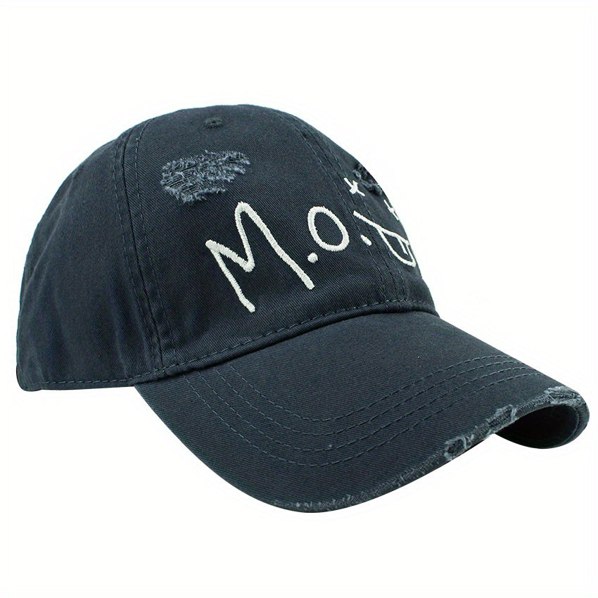 Curved Eaves Soft Cap Embroidered Letters Male Female Baseball Cap
