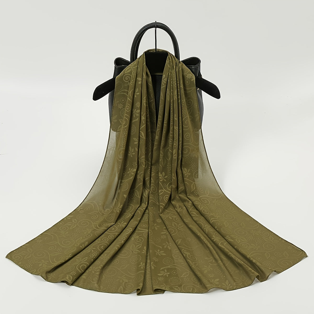 Embossed Soft Scarf Sunscreen Shawl for Women Girls