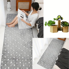 Modern Bedroom Long Bedside Carpet Non slip Washable Home Decor Carpet