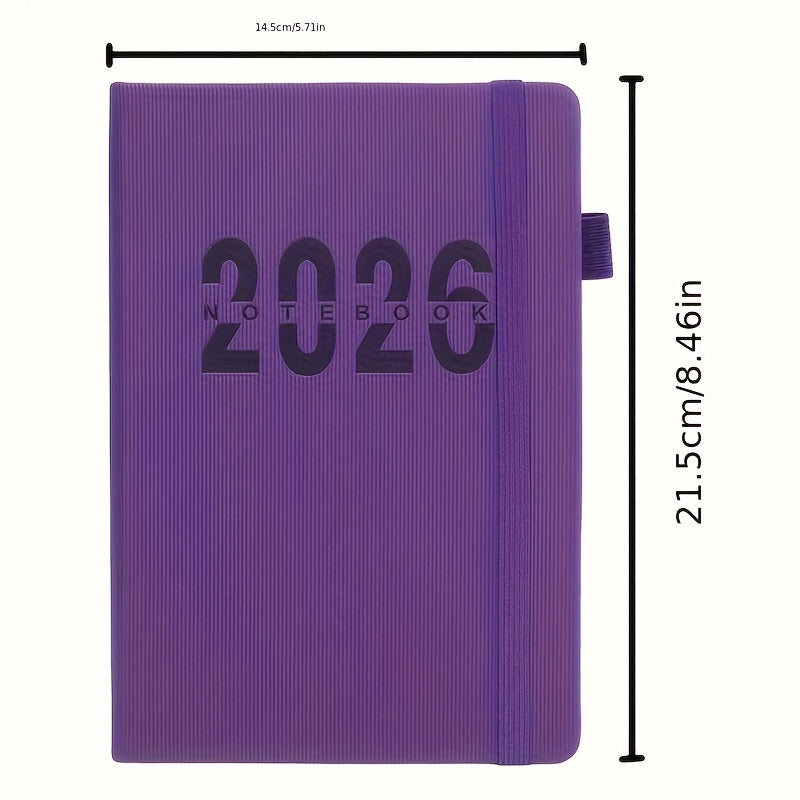 Personalized 2026 Calendar Log Self-discipline Office Schedule Easy Clean Paper