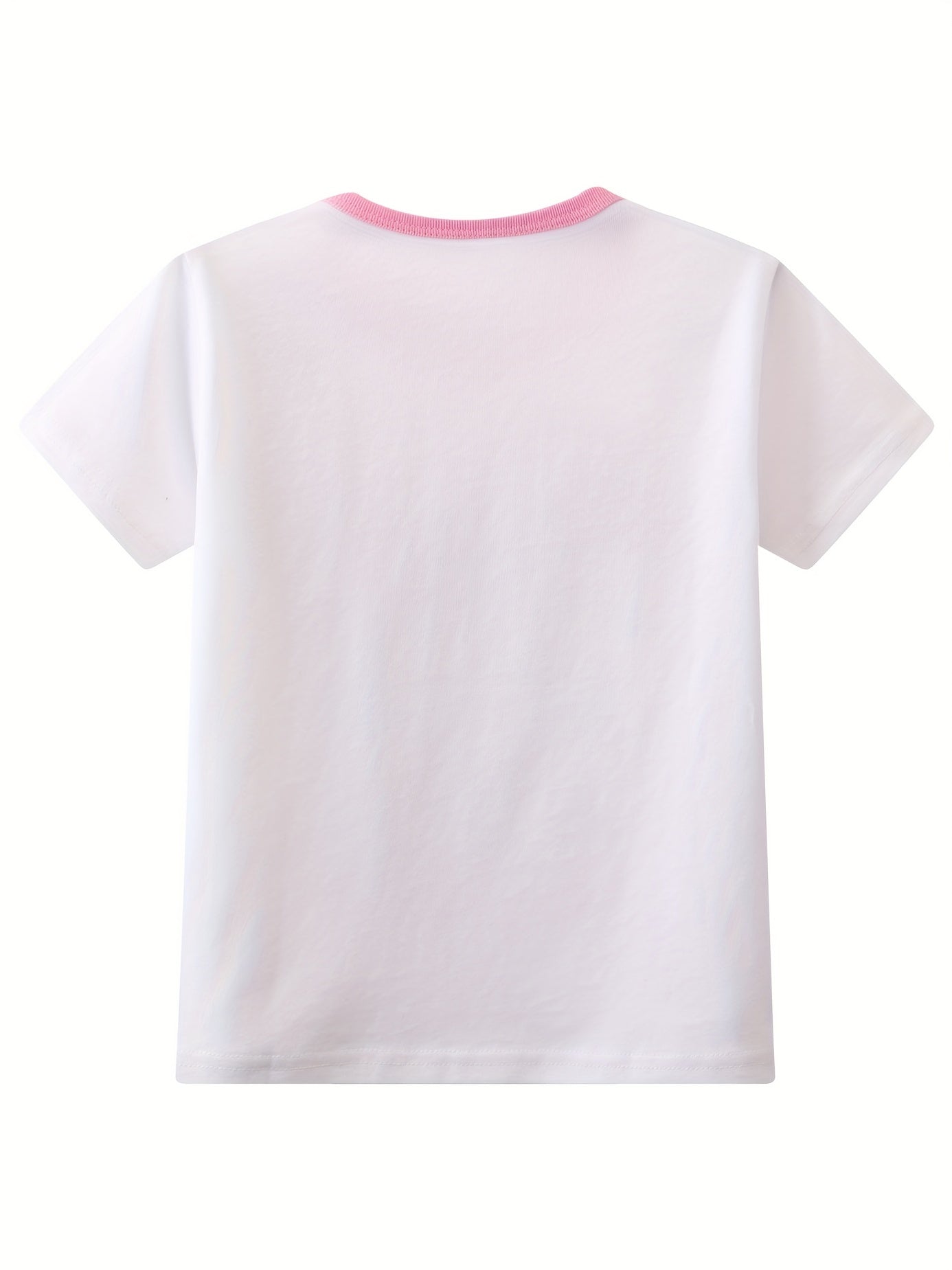 Girls LOL Print T-shirt & Polka Dot Shorts Set