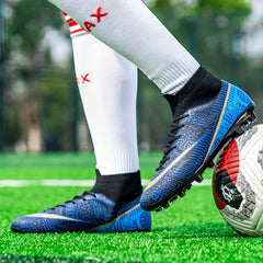 Kids Football Cleats Outdoor Anti-skid Soccer Shoes