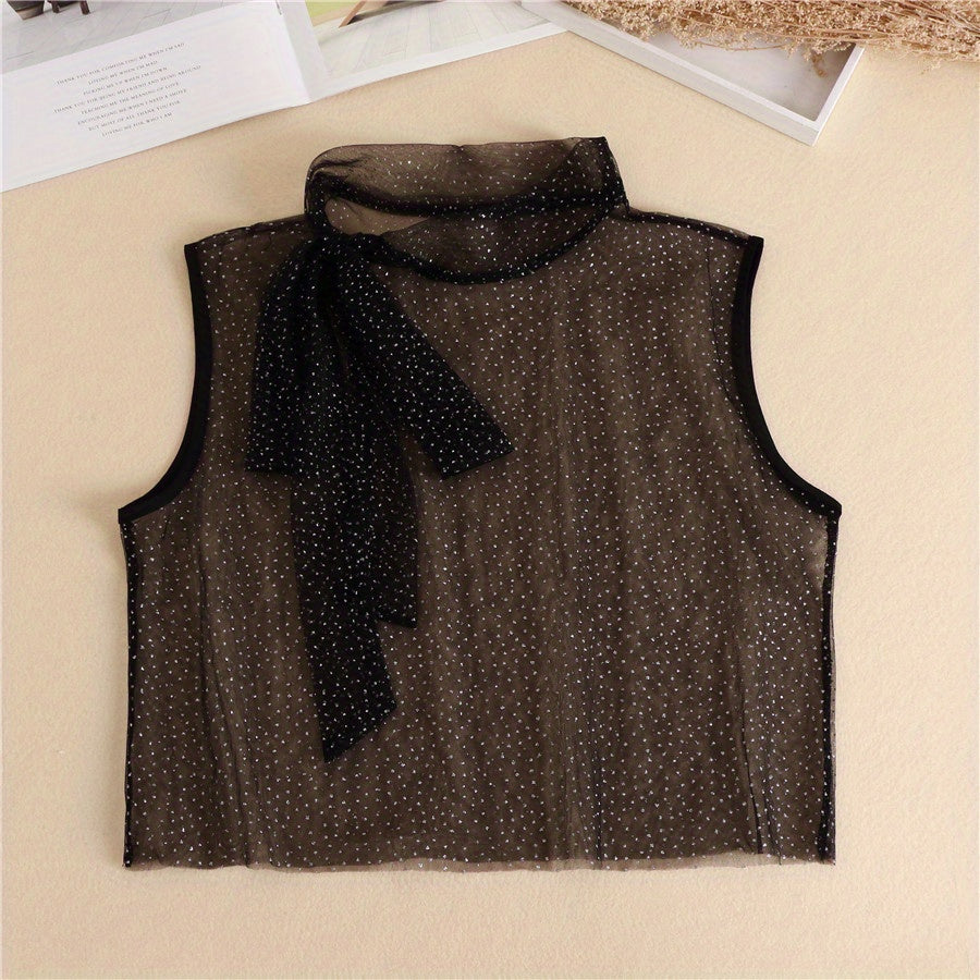 Polyester Tie False Collar Half Shirt Style False Collar
