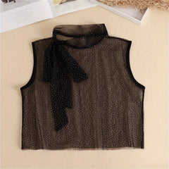 Polyester Tie False Collar Half Shirt Style False Collar