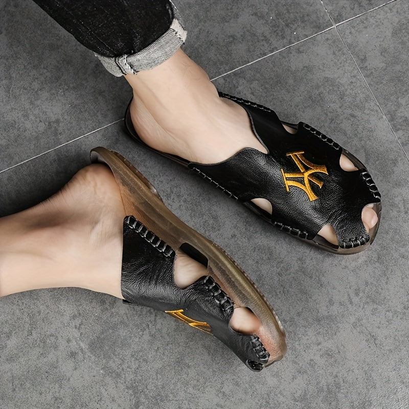 Men's Slip On Slide Sandals Casual Outdoor Walking Shoes