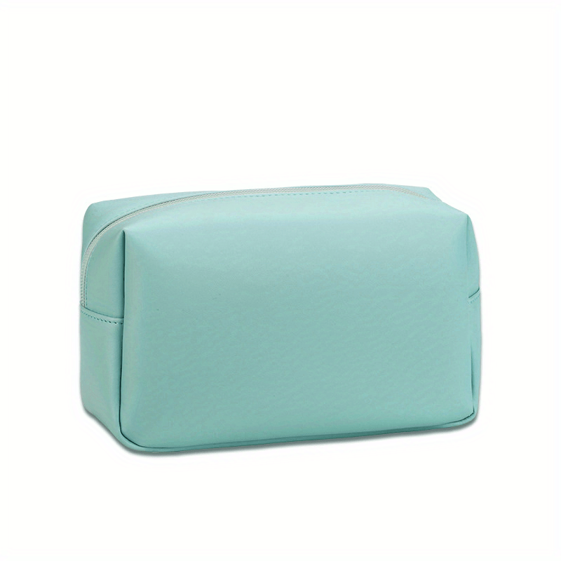 Solid Makeup Bag Toiletry Bag For Women Small Travel Makeup Pouch
