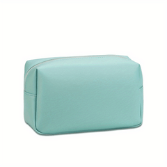 Solid Makeup Bag Toiletry Bag For Women Small Travel Makeup Pouch