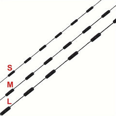 60pcs 10 Group Fishing Bobber Float Stopper Beans Accessories