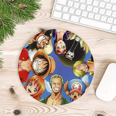 Custom Gaming Mouse Pad for Women and Girls, Round Non-Slip Rubber Mouse Mat
