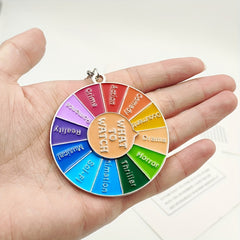 Rotatable Daisy Pendant Key Chain Men Car Keyring Gift